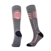 Cotton Knee High Ski Socks | Reinforced Heel/Toe